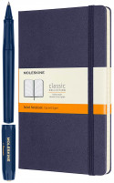 Moleskine X Kaweco Rollerball Pen and Notebook Set - Blue